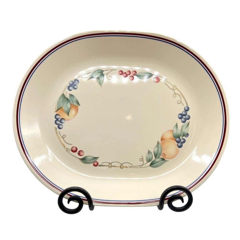 Corelle Corning Microwaveable Abundance Serving Plate 12 by 10